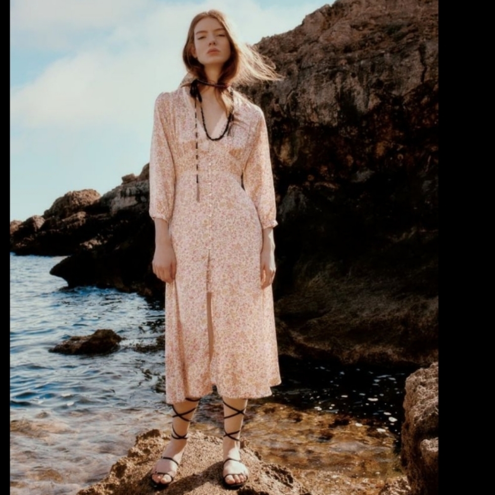 BNWT!Zara floral print tunic dress